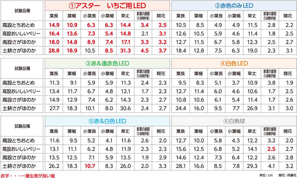 実証実験結果 比較資料