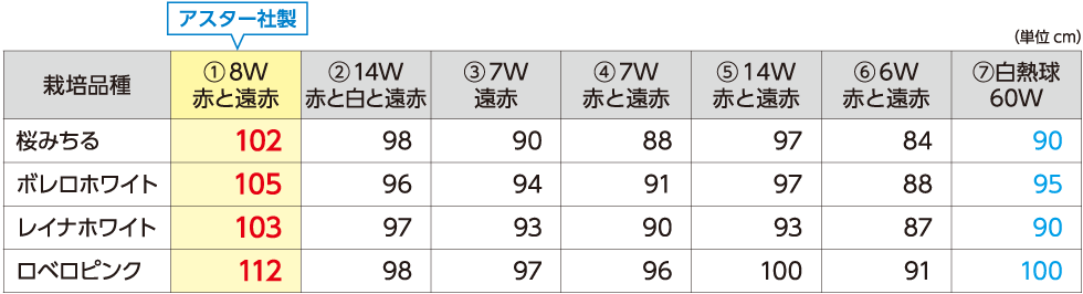 実証実験結果 比較資料